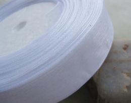 20mm Organza Ribbon White Colour Bridal Decor Edge Gift Jewellery 1 Roll 50yds2826223