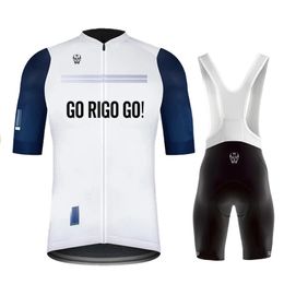 GO RIGO Bisiklet Jersey Nefes Alabilir Set Teamquickdrying Bisiklet Giysileri Biber Şort Takım Bisiklet Giysileri Üniforma 240113