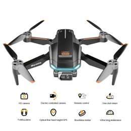 KXMG AE10 RC Drone HD Dual Camera With Light Flow Dron GPS FPV WIFI Profesional Helicopter UAV