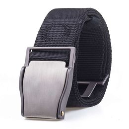 Wholesale outdoor leisure quick release nylon belt variety of colors customized length designer comfortable leisure canvas belt