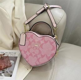 Small Square Shoulder Bag Fashion Love Women Tote Purse Handbags Female Chain Top Handle Girly Messenger Bags Gift