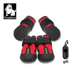 Truelove Pet Dog Shoes For Small Large Dogs Outdoor Reflector Paws Puppy Boots Footwear Buty Dla Psa 240113
