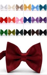 Trumpet Solid Colours Bow Ties For Weddings Fashion Man And Women Neckties Mens Bow Ties Leisure Neckwear Bowties Adult Wedding Bow3292362
