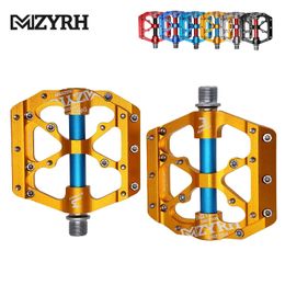 3 Bearings Bicycle Pedals Ultralight Antislip CNC BMX MTB Road Bike Pedal Cycling Sealed Bearing 240113