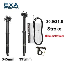 Posts KS EXA Form 900I Dropper Seatpost Adjustable Height 30.9/31.6*395mm Mountain Bike Cable Remote Hand Control Hydraulic Seat Tube