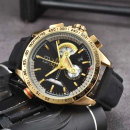 TOG TAG F1 Chronograph Luxury Men Men Watch Watch Quartz Movement Auto التقويم الكامل وظيفة الياقوت الساقين