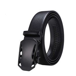 Business Matching Belt Accessories Men's Automatic Buckle Quality Genuine Leather Brand Custom Belt