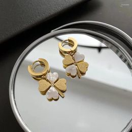 Stud Earrings 14k Gold Plated Fashion Jewelry Leaf For Woman Holiday Party Daily Elegant Earring