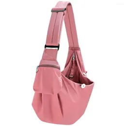 Dog Carrier Pet Crossbody Shoulder Bag Comfortable Breathable Large Capacity Scratch-resistant Secure Transport Handbag Tote Pouch