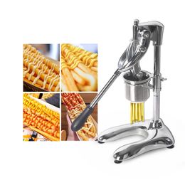 ITOP Potato Chips Squeezers Machine Manual French Fries Cutters Long 30cm Chip Kitchen Food Processors 6mm Hole 240113