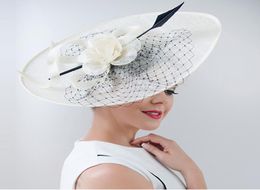 Linen Lace Hat Factory Outlets Highend Wedding Party Birthday Party Hat And The New Beautiful Model Banquet Headdress4270208