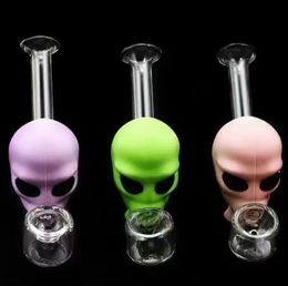 Extra-terrestrial Glass Pipes Glass Smoking Pipe Manufacture Hand-blown and Beautifully Handcrafted Spoon Pipe Made of High Quality