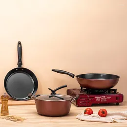 Cookware Sets An Frying Egg Skillet Pot Cooking Omelette Pans Nonstick Non Iron Stick Saucepan Fry Omelette Cast Pancake Pots Pan Set