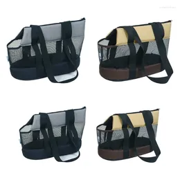 Cat Carriers Tote For Vets Visit With Strap Portable Mesh Shoulder Bag Travel