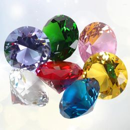 Vases 100 Pcs Fake Gems Jewels Table Diamond Confetti Artificial Scatter Acrylic Crystal Jewelry