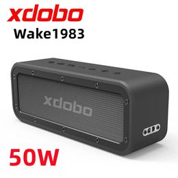 Speakers XDOBO 1983 50W High Power Bluetooth Gaming Speakers TWS 3D Stereo Subwoofer Wireless Sound Column Outdoor Portable Waterproof