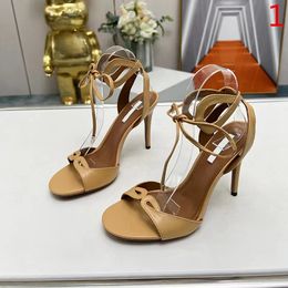 Classic women's high-heeled sandals, luxurious designers, fashionable high-heeled women's shoes, dresses, summer women's shoes. Sizes 35-42. With box