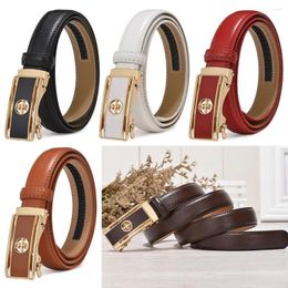 Belts Fashion Elegant Casual Vintage Pants Bands Ladies Dress Automatic Buckle Waistband Genuine Leather Belt