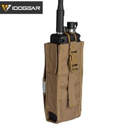 Talkie Idogear Tactical Radio Pouch for Walkie Talkie Holder Molle Mbitr Tri Prc148 Prc152 Outdoor Sports Molle Tool Pouch 3553