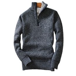 Autunno Inverno caldo cardigan uomo maglioni in pile giacche uomo slim fit maglione lavorato a maglia cappotto maglione spesso 240113