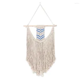 Tapestries Macrame Woven Wall Hanging Tapestry - Bohemian Art With Long Tassel For Apartment Dorm Room Decoration