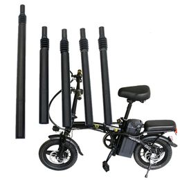 Ebike Seatpost 272 286 318 34mm Suspension Damping Seat Tube 300 350 500 550 600mm Folding Bike Aluminium Alloy Saddle Pole 240113