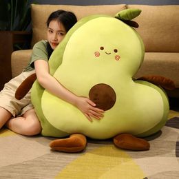 50100CM Giant Avocado Stuffed Plush Toy Filled Doll Fruit Cushion Pillow Soft Child Baby Girl Birthday Gift 240113