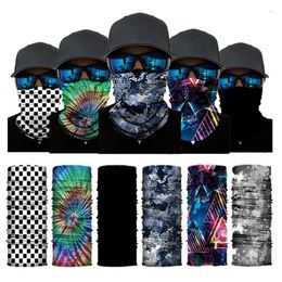 Bandanas Pattern Series Spot Magic Headscarf Outdoor Riding Sunscreen Windproof Mask Sports Sweat-absorbing Seamless Scarf Bandana Men