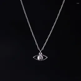 Pendant Necklaces Three Dimensional Hollowing Out Eye Necklace For Women Girl Trendy Stainless Steel Jewellery Metal Choker Holiday Gift