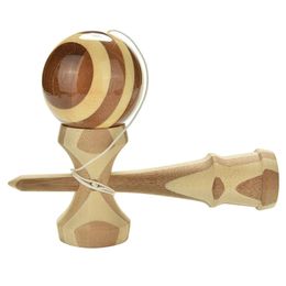 Kendama Wooden Toy Professional Kendama Skillful Juggling Ball Education Traditional Game Toy For Children 240113