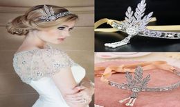 Charming Bridal Headbands Great Gatsby Style Silver Clear Rhinestone Hair Accessories Boho Bridal Headpieces Bridal Hair Decoratio2698347