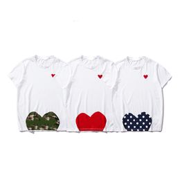 Play designer mens t Shirts Womens cotton embroidery love eyes tshirt loose casual couple style printed short sleeve bottom shirtsRSGC LICN