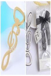 25 Pieceslot Silver and Gold Wedding and Party Favours of the music love Bottle Opener Wedding souvenirs For bridal showers7194800