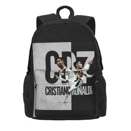 Bags CR7 Football Star CCristianos Backpack RRonaldos Travel Backpacks Youth Designer Big School Bags Kawaii Rucksack