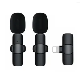 Microphones Lavalier Wireless Microphone For //Android/Laptop Plug-Play Clip-on Microphone-B