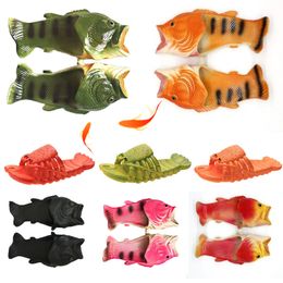 Designer Slide Fun Slippers mule Womens Shoes Family Residential Shoes Mens Summer Beach Shoes Boys Unisex New Fish Lobster Slippers 24-47