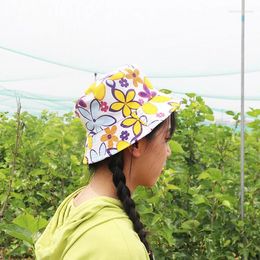 Berets Outdoor Spring Summer Sun Protection Camouflage Flower Fisherman Hat Climbing Cap Women Large Head Cover Sun-resistant