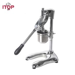 ITOP Commercial Long 30cm Potato Ships Squeezers Machine French Manual Fries Cutters American Fried Chip 240113