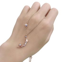 Swarovskis Necklace Designer Women Top Quality Starry Night Honey Language Double Sided Wearing Necklace For Women With Element Crystal Starry Moon Collar Chain