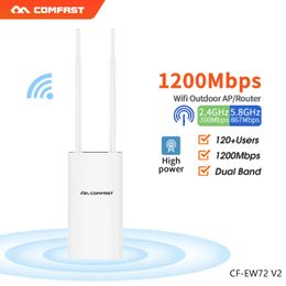 COMFAST Outdoor Wireless AP WIFI Router 300M 1200M poe Access Point Bridge repeater antenna base station spot 240113