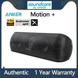 Speakers Original Anker Soundcore Motion+ Plus Bluetooth Speaker Wireless HiRes 30W Audio, Extended Bass, HiFi Portable IPX7 Waterproof