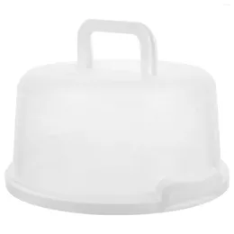 Plates Portable Cake Box Cupcake Carrier Bread Keeper Storage Container Airtight With Cover