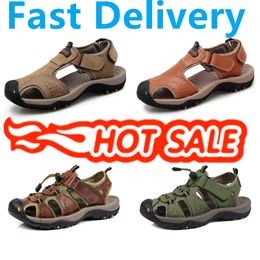 Mules Tasman Leather Slides Black Slipper Strap Flats Printed Dad Sandals Hook and Loop Beach Shoes Imported Shee 23
