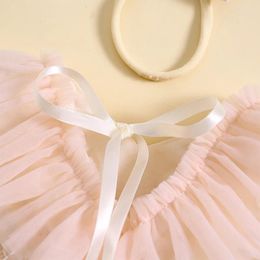 Clothing Sets Baby Girl First Birthday Outfit Born Tulle Tutu Romper Dress Infant Butterfly Fairy Party Poshoot Clothes