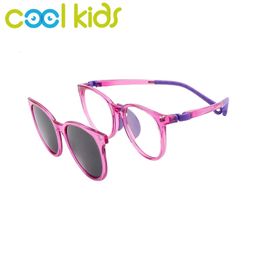 COOL KIDS Outdoor Sun Glasses Children Optical Hiking Glasses Prescription Eyeglasses TR90 Flexible Glasses Frame Fashion Design 240113