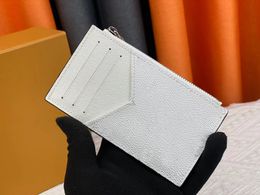 Lange Damen-Kartentasche mit Designer-Luxusdruck, elegante Leder-Geldbörse mit Reißverschluss