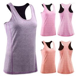 Yoga Outfits Sports Vests Women's Running Sleeveless Quick-drying Breathable Chestless Pad Elastic Gymnastics Bodybuilding Cloth