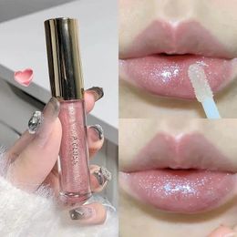 Lip Gloss Pearl Diamond Glitter Oil Mirror Long-lasting Moisturising Plumping Tint Sparkle Water Liquid Lipsticks