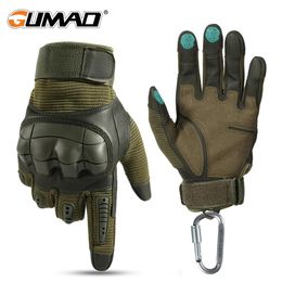 Gloves Military Tactical Touch Screen Gloves PU Leather Full Finger Glove Airsoft Paintball Bicycle Hunting Hiking Cycling Men Mittens