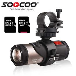 Cameras SOOCOO S20w Action Camera Waterproof Underwater Camera Sport Black Cam Bullet For Bike Bicycle Gun Helmet Water Resistant 1080P